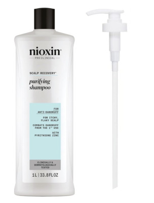 NIOXIN Scalp Recovery  Dandruff Medicating Cleanser ( Shampoo ) 33.8oz With Pump