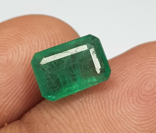 Émeraude Trapiche Naturelle 13,10 Carats - Certifiée AGSL, Colombie, Non Traitée