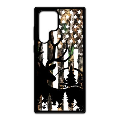 Deer Hunting Flag Durable Mens Womens Protective Phone Case