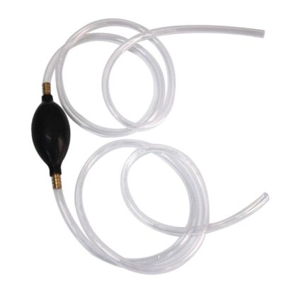 Gasoline Siphone Hose Hand Siphon Pump Petrol Water Oil Liquid Fuel Transfer