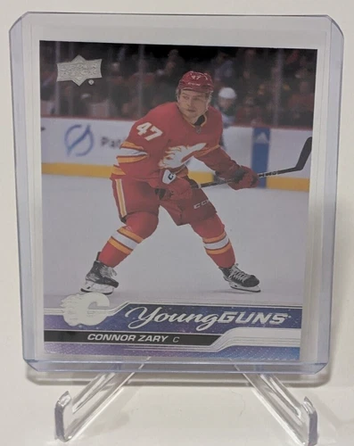 2023-24 UD Upper Deck Series 2 Connor Zary RC Young Guns Calgary Flames #496