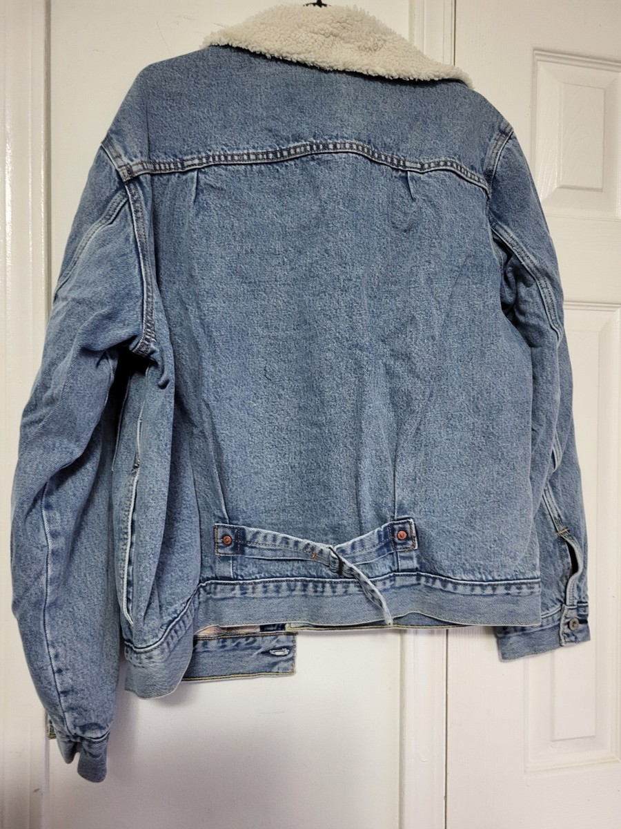 Levi's Premium Men's TYPE I Lined Trucker Jacket Denim Blue Levi's Premium Men's TYPE I Lined Trucker Jacket Denim Blue