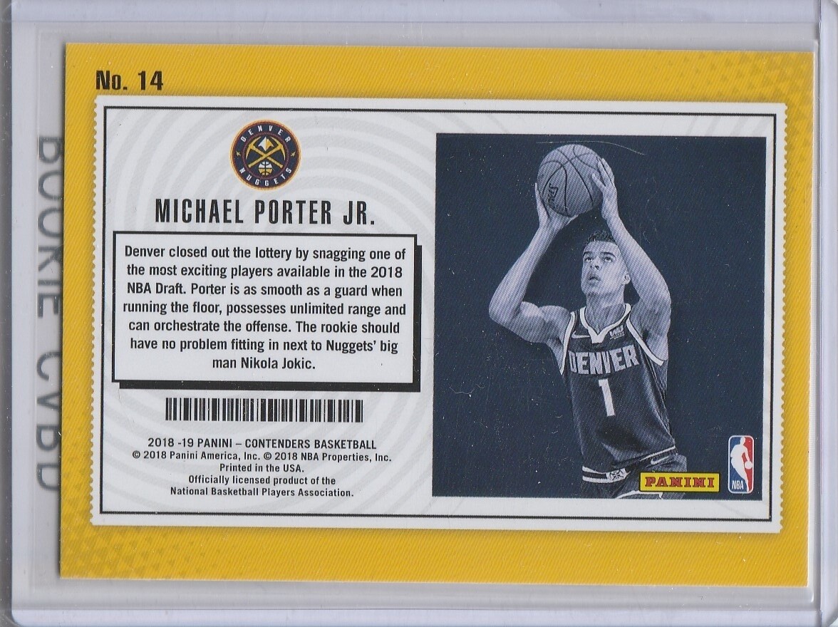 その他 PSA10 Lottery Michael Porter Jr. SP NBA PSA10 Lottery Michael Porter Jr. SP NBA