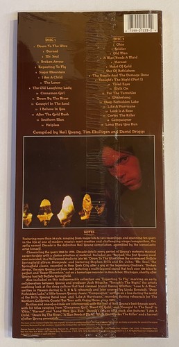NEIL YOUNG Decade SEALED 2xCD SET IN LONGBOX 1988 Reprise 2267-2 Rare - Picture 3 of 3