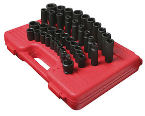 39 Pc. 1/2'' Drive Metric Master Impact Socket Set SUU-2669 Brand New!