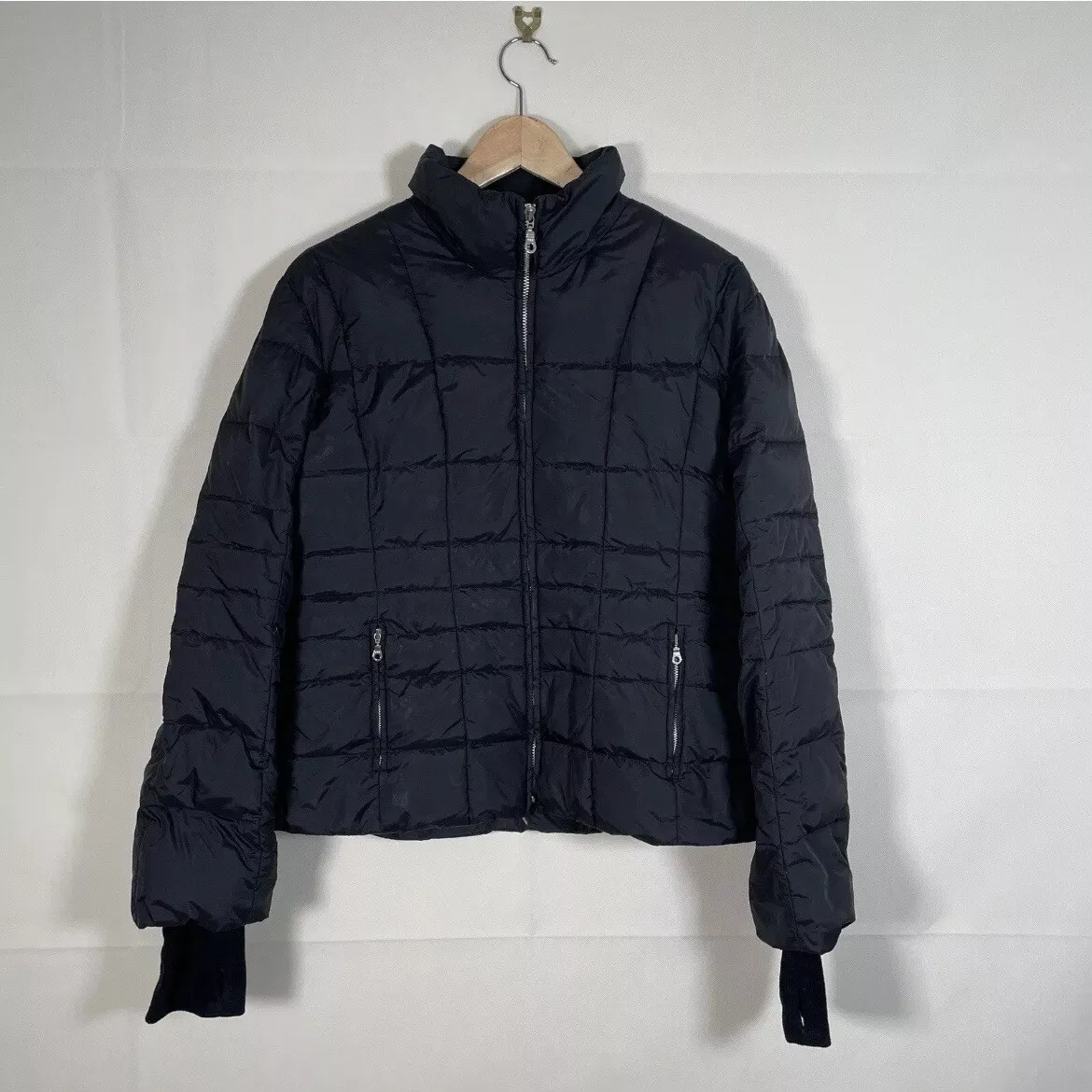 Hobbs London Coat Black Womens Size 12 Down Filled Puffer Jacket