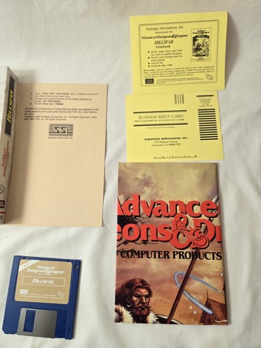 Advanced Dungeons & Dragons: Hillsfar - Commodore Amiga, Complete Very Rare 1989 - Picture 4 of 8