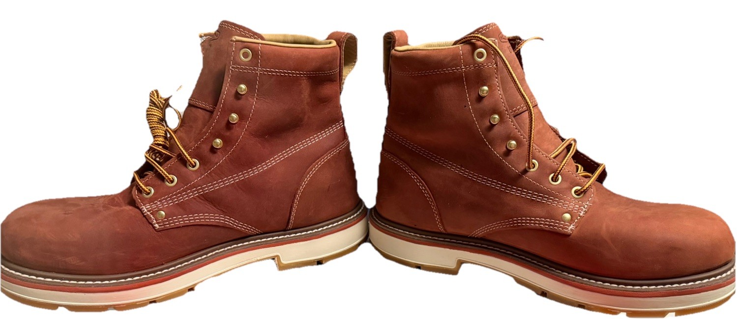 KEEN Utility Men's 12D Liberty 6 Waterproof Work Boots - Brown image 2