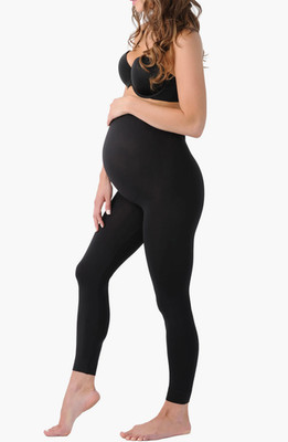 Belly Bandit L125317 Black Maternity B.d.a.tm Stretch Knit Leggings Size S