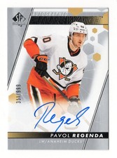 2022-23 UD SP Authentic Pavol Regenda Future Watch Auto 351/999
