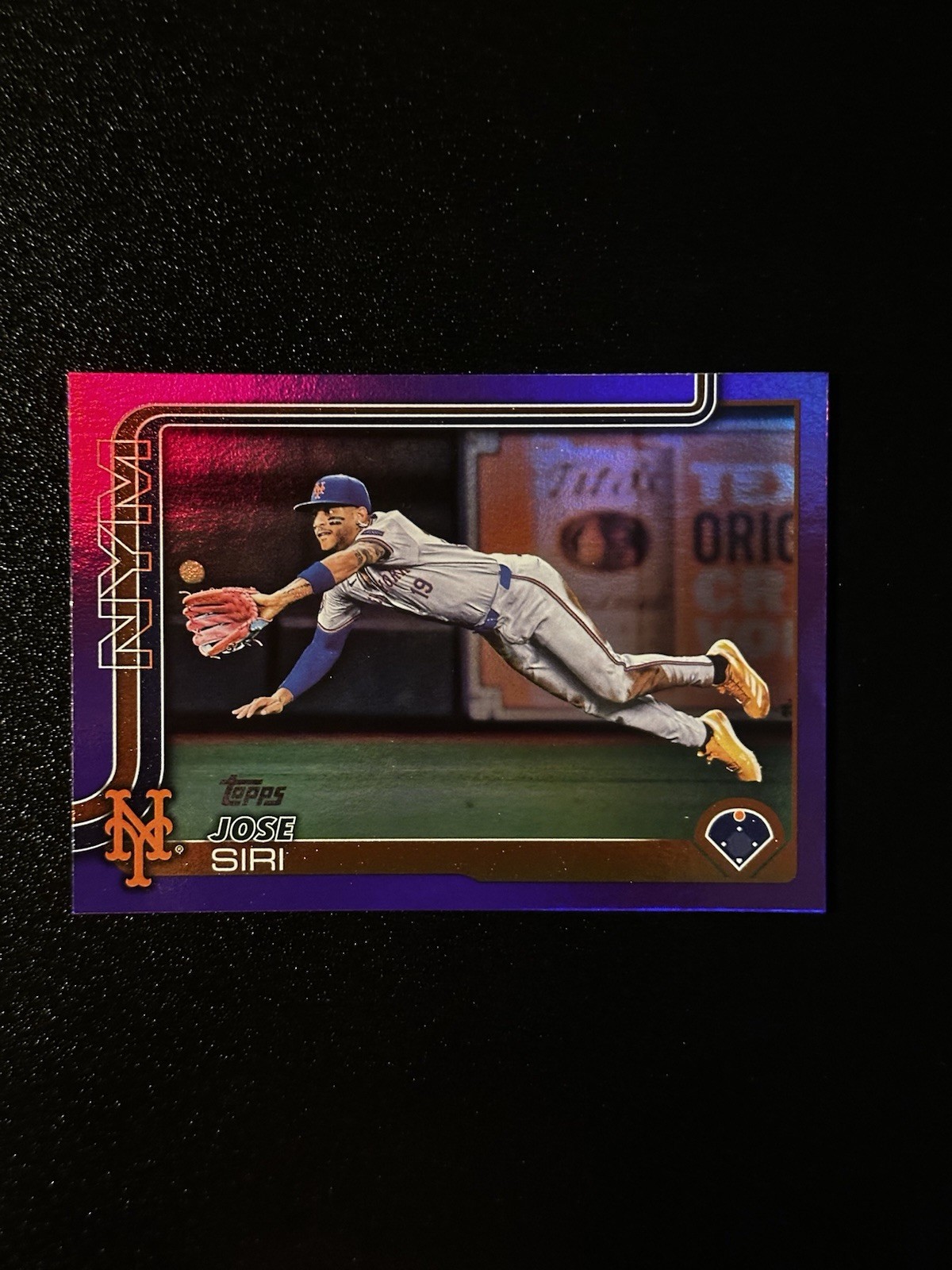 2025 Topps Series 2 Jose Siri #373 Purple Parallel /250 NY Mets SSP Rare