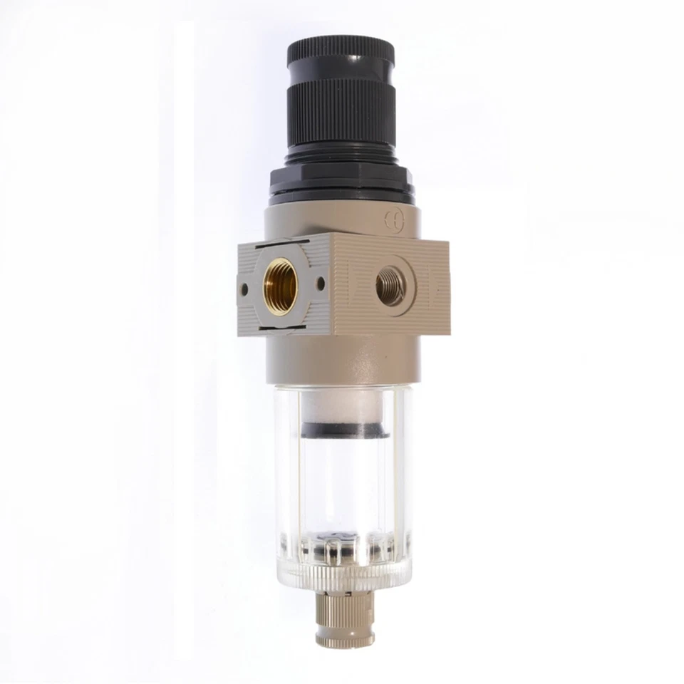 METAL WORK Filterdruckregler FDM 214-08 / G 1/4" / 0-8 bar, Grau, innen G 1/4“, Kunststoff