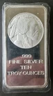SilverTowne 10oz Silver Buffalo Bar in Plastic
