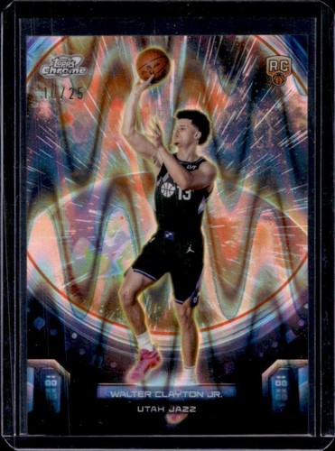 2025 Topps Cosmic Chrome Walter Clayton Jr. Base (RAW)