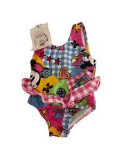 Vintage Minnie Mouse One Piece Swimsuit Size 18 Months