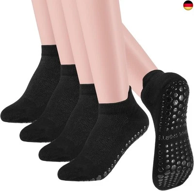 MARKE YAMITORA Yamitora 4 Paar Yoga Socken Damen Anti Rutsch Stoppersocken,36-39