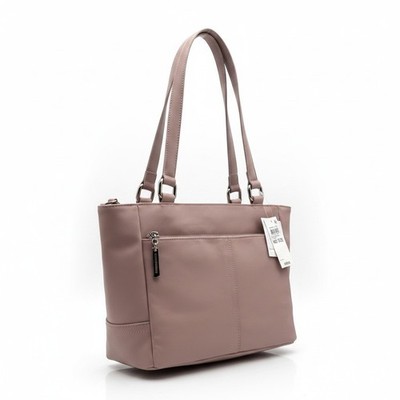 Giani Bernini Nappa Leather Tote Bag Rose Pink Medium Shoulder Bag