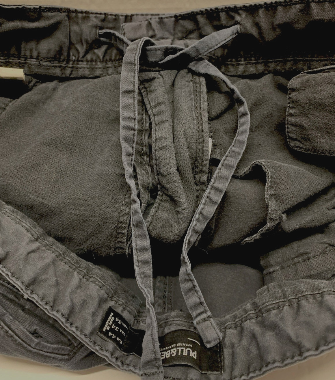 Pull & Bear Drawstring Inside Tapered Leg Black C… - image 6