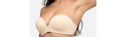Underoutfit No Strings Attached 1248 Bra Sand XL NWOT