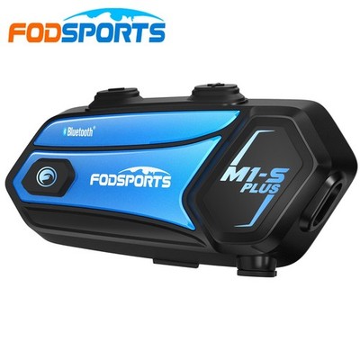 M1S Plus Intercom Motorcycle Bluetooth Interphone Helmet Headset Moto 2KM 10 Way