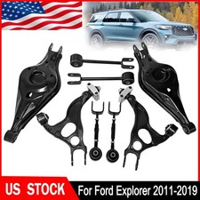 Rear Suspension Arms W Bushings Upper Lower Fits For 2011-2019 Ford Explorer Rear Suspension Arms W Bushings Upper Lower Fits For 2011-2019 Ford Explorer