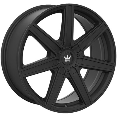 Mazzi 376 Laguna 22x8.5 5x110/5x115 +38mm Matte Black Wheel Rim 22'' Inch