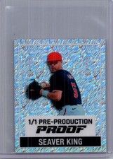 Seaver King 2025 Leaf National NSCC Baseball 1/1 Pre Production Proof