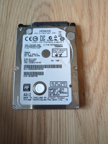 Hitachi 500GB 2,5" SATA Notebook Laptop Festplatte 5400rpm HTS545050A7E380