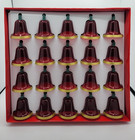 VTG Retired Holiday Time Christmas Bell Light Set 20 Bells Red Lights 8ft NIB
