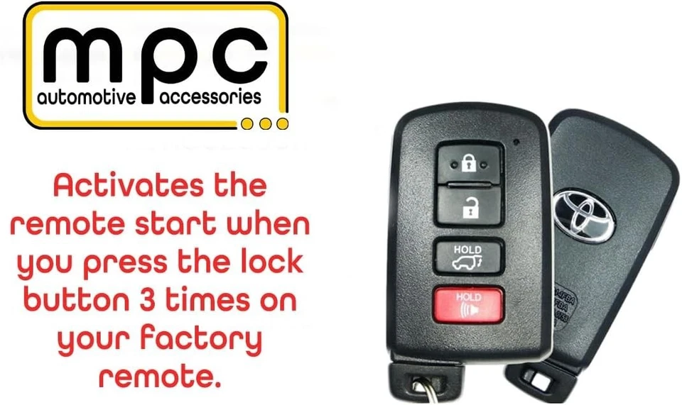 MPC Remote Start Kit Compatible with Toyota Highlander 2014-2019 | C-HR 2018-... — 第 3/4 张图片