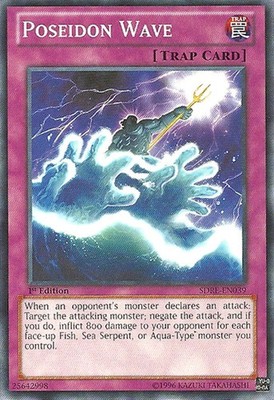 Poseidon Wave - SDRE-EN039 - Common - 1st Edition - Heavily Played