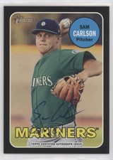2018 Heritage Minor League Edition Real One Black 22/50 Sam Carlson Auto 8k4