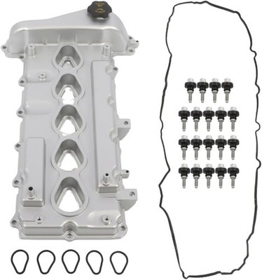 Aluminum Valve Cover Set with Gasket, Compatible with Colorado/Canyon/H3/I-350 