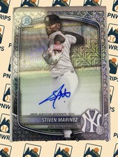 2025 Bowman Chrome Baseball Stiven Martinez Auto Lot Of 5 Cards.