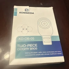 15 Pcs KONWEDA KD-OB-05 Pc Ostomy Pouches Cut-to-Fit 15-5mm Exp. 7/2027