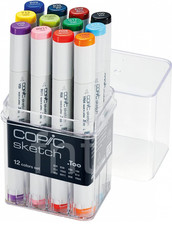 Copic Marker SB12 12-Piece Sketch Basic Set