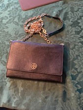 Tory Burch Emerson Chain Wallet Crossbody Bag, Small - Black