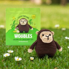 The Woobles Intermediate Crochet Kit  Coco the Ape