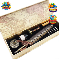 Kalligraphie Stifte Set Mit 5 Ersatzspitzen Stempel Wachs Stifthalter Geschenk