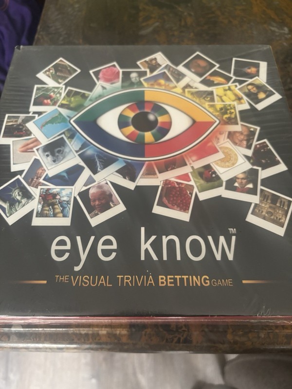 Open Box Eye Know The Visual Trivia Betting Game By Wiggles Complete