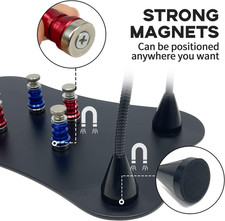 Helping Hands for Soldering PCB Circuit Board Holder with 2.5X Magnifier for ...