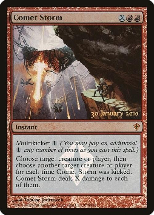 Comet Storm -Foil Light Play MTG Promos: Prerelease Cards
