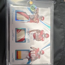 Panini Immaculate Collection Triple Jerseys Chiefs Mahomes Hunt Hill TR-12 /3