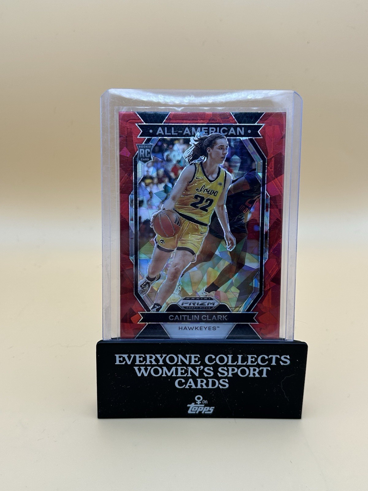 2024 Panini Prizm Draft Picks - All-American Caitlin Clark #23 Red Ice Prizm...