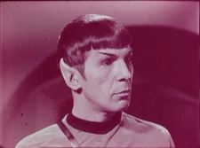 Star Trek TOS 35mm Film Clip Slide Errand of Mercy SPOCK  Leonard Nimoy 1.26.147