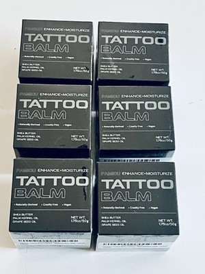6x Pack Pamiou Tattoo Balm, Enhance + Moisturize before, during, & after tattoo