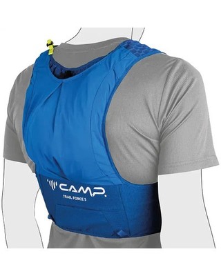 - Camp Trail Force 5 Backpack Vest Trail Running Water Compatible, Blue