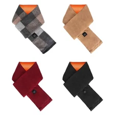 Electric Heated Neck Wrap Beige Cozy Soft Material W/ Multiple Heating Setting