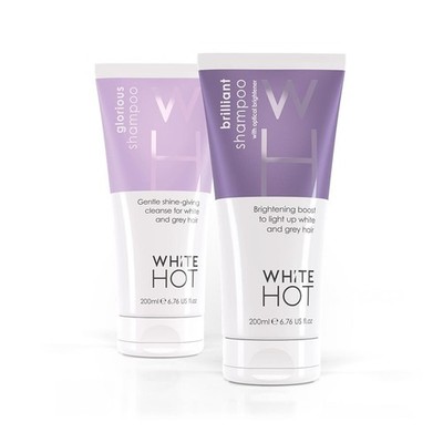 White Hot Cleanse Duo: Brilliant Shampoo & Glorious Shampoo 200ml, brightenin...