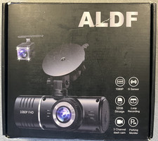 3 Channel Dash Camera ALDF 1080P, 32GB Storage, Loop Recording, G Sensor 856